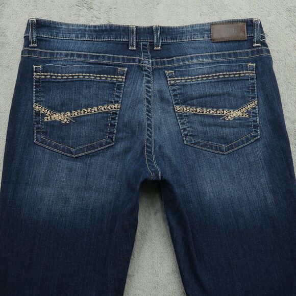 BKE Jeans Women's Size 34L Blue Mid-Rise Payton Straight Denim 32.5" Inseam - Picture 14 of 16